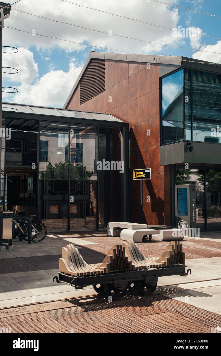 punto di riferimento creativo architettura europea grunge Foto Stock