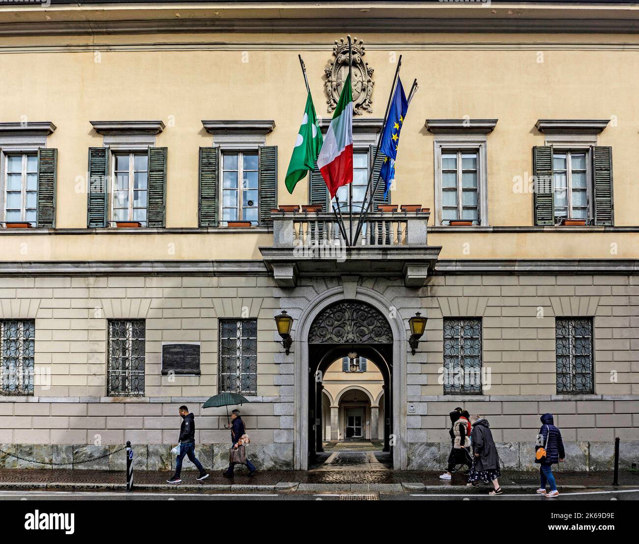 Il Municipio, Lecco, Italia. Foto Stock