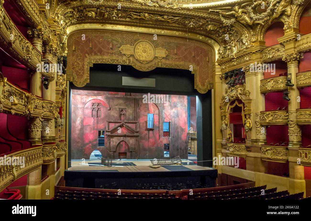 Palais Garnier Opera House, Parigi, Francia Foto Stock