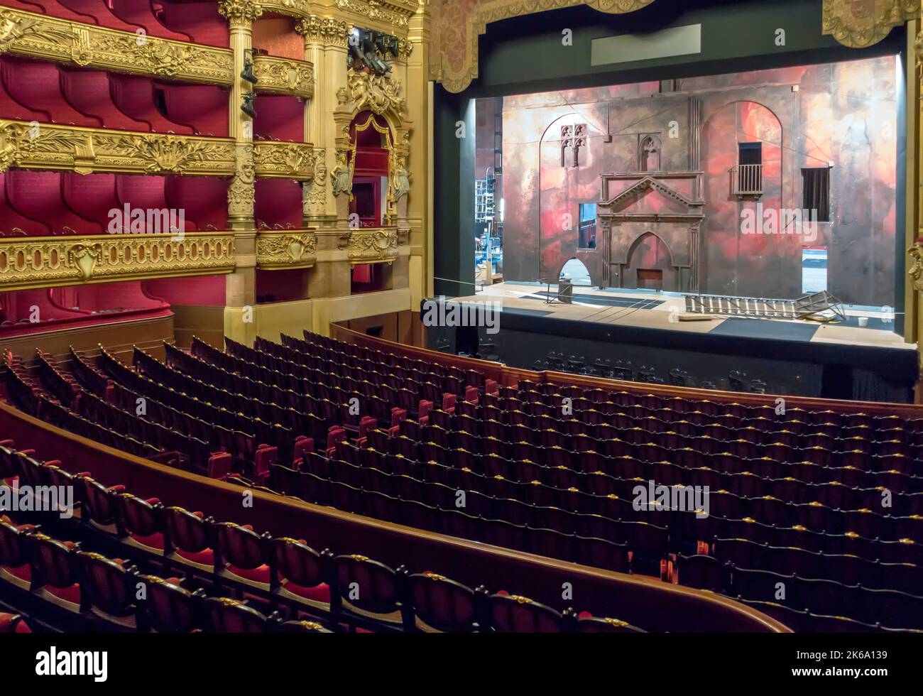 Palais Garnier Opera House, Parigi, Francia Foto Stock