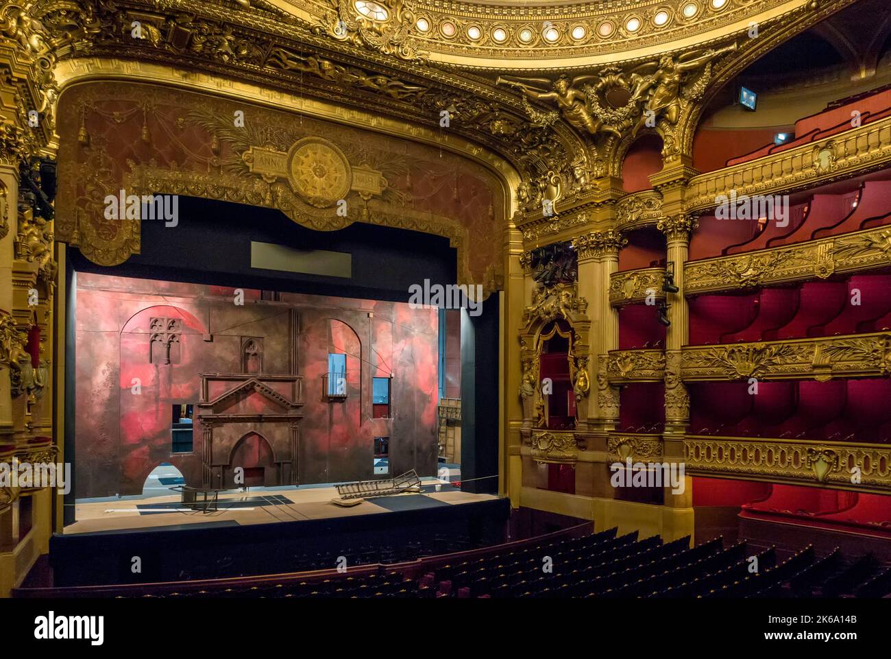 Palais Garnier Opera House, Parigi, Francia Foto Stock