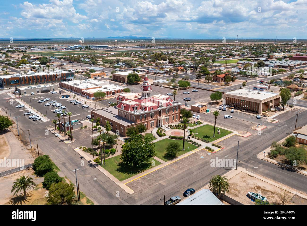 Storico tribunale della contea di Pinal a Firenze, Arizona Foto Stock