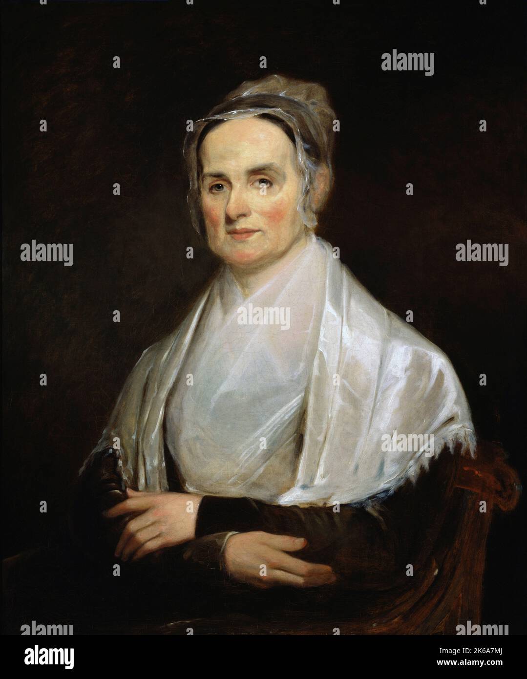 Dipinto del 19th ° secolo di Lucrezia Doffin Mott. Foto Stock