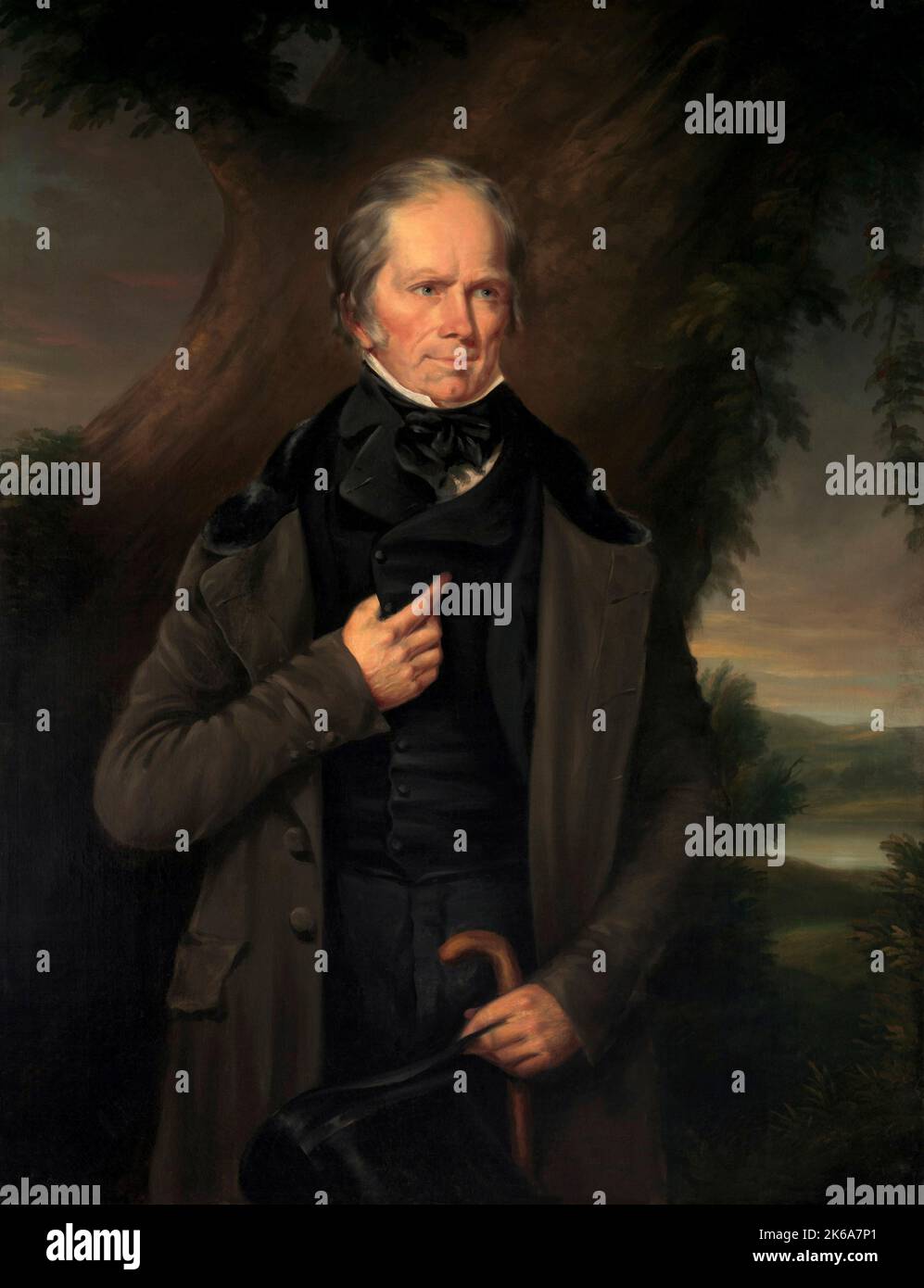 Dipinto del 19th ° secolo di Henry Clay. Foto Stock