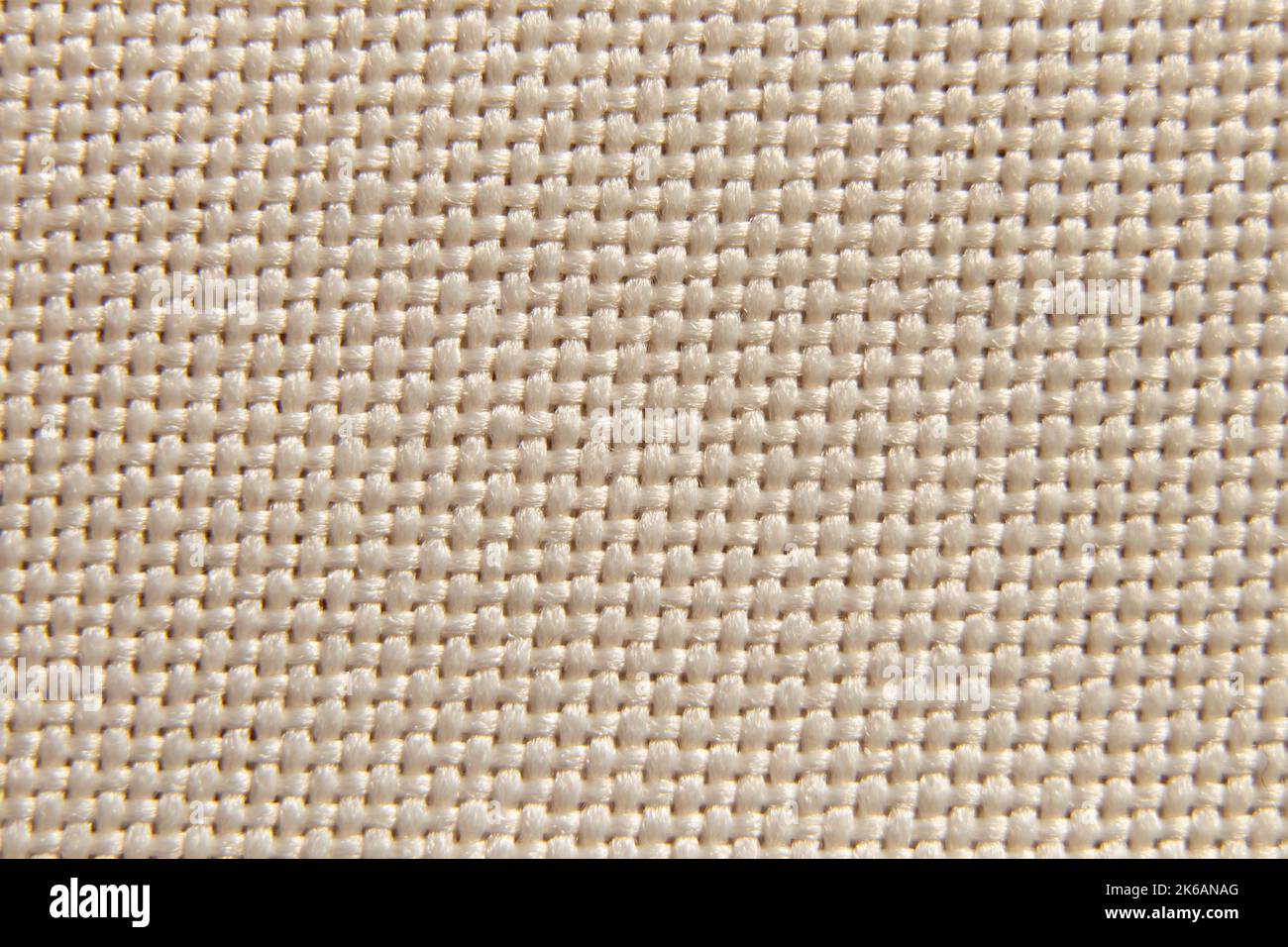 Tessuto bianco per sfondo, tessuto per foto macro di sfondo Foto Stock