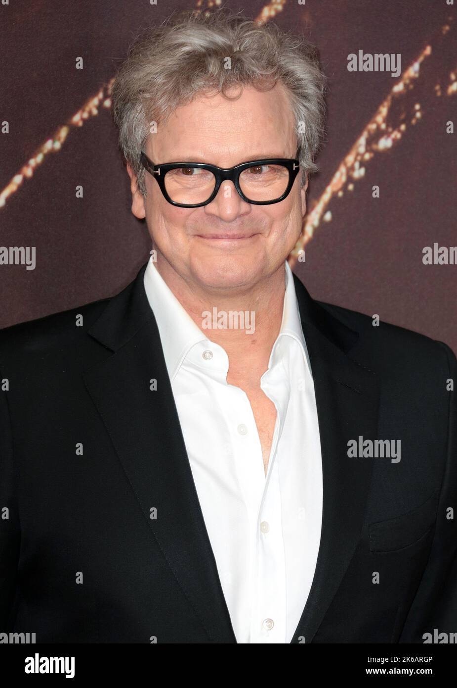 12 ottobre 2022 - Londra, Inghilterra, Regno Unito - Colin Firth partecipa al 66th° BFI London Film Festival American Express Gala - Empire of Light European Premiere Foto Stock