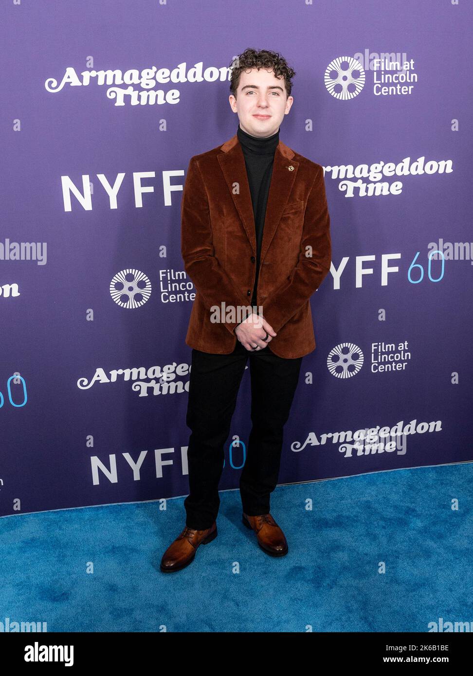 New York, Stati Uniti. 12th Ott 2022. Ryan Sell partecipa alla presentazione del film Armageddon Time durante il 60th New York Film Festival ad Alice Tully Hall (Foto di Lev Radin/Pacific Press) Credit: Pacific Press Media Production Corp./Alamy Live News Foto Stock