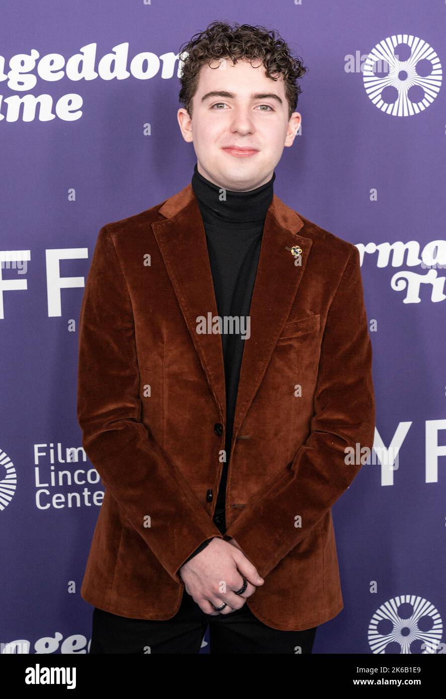 New York, Stati Uniti. 12th Ott 2022. Ryan Sell partecipa alla presentazione del film Armageddon Time durante il 60th New York Film Festival ad Alice Tully Hall (Foto di Lev Radin/Pacific Press) Credit: Pacific Press Media Production Corp./Alamy Live News Foto Stock
