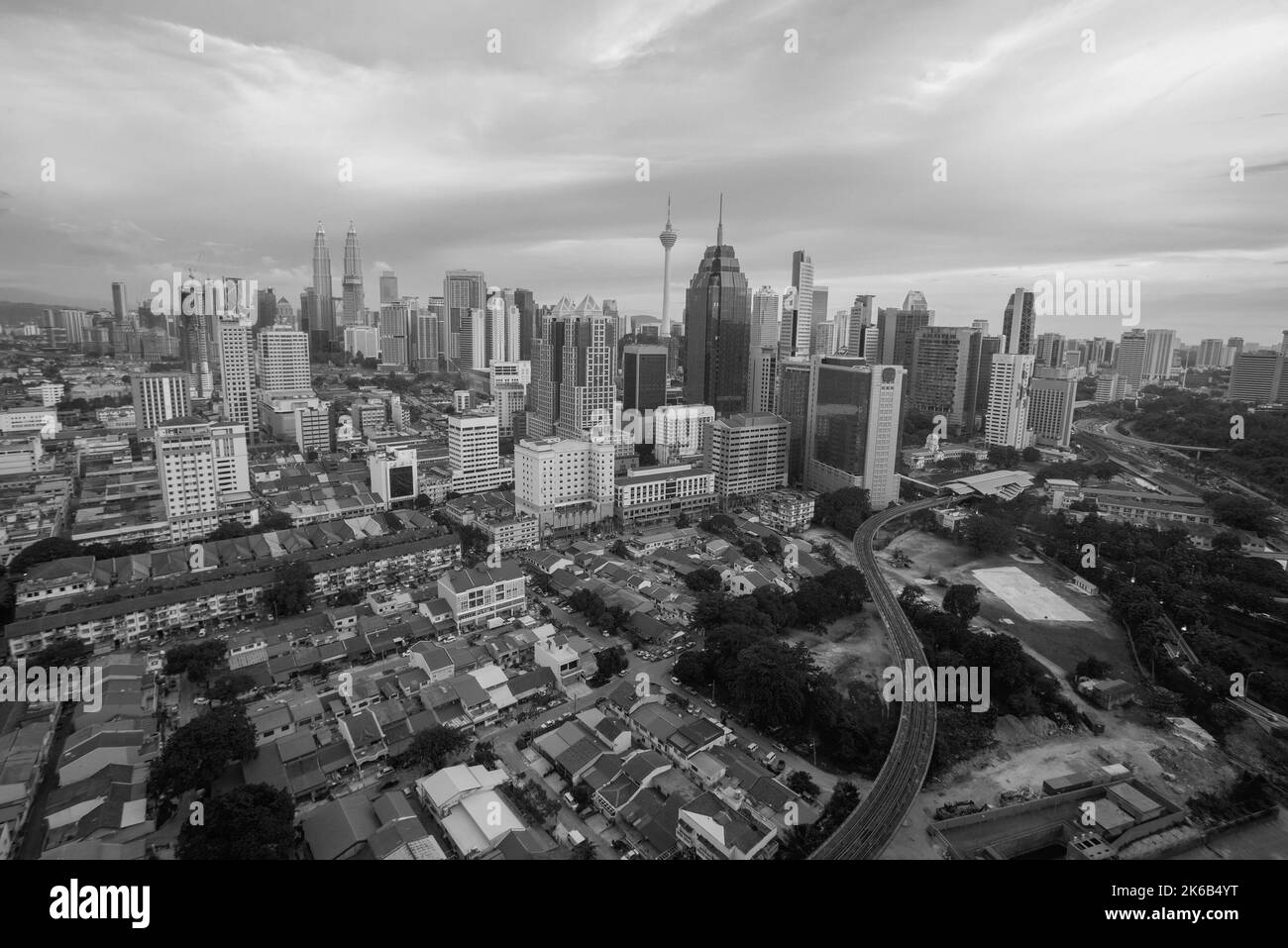 Kuala Lumpur skyline Foto Stock