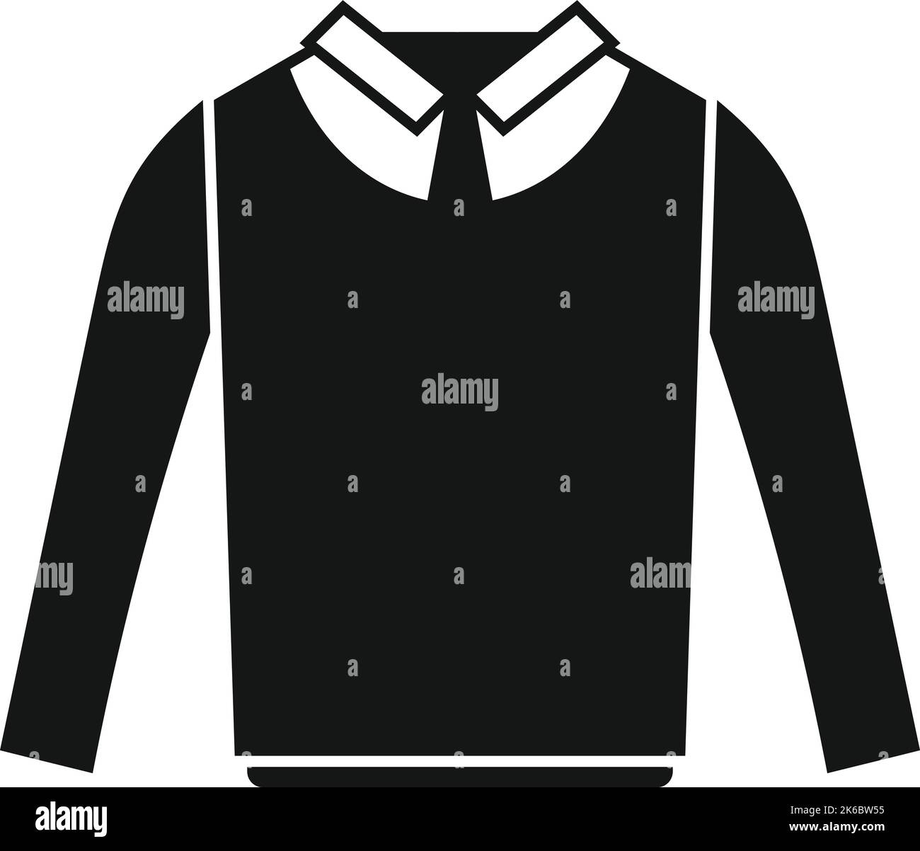 Ragazzo uniforme icona semplice vettore. Divisa studente. Vestito di moda Illustrazione Vettoriale