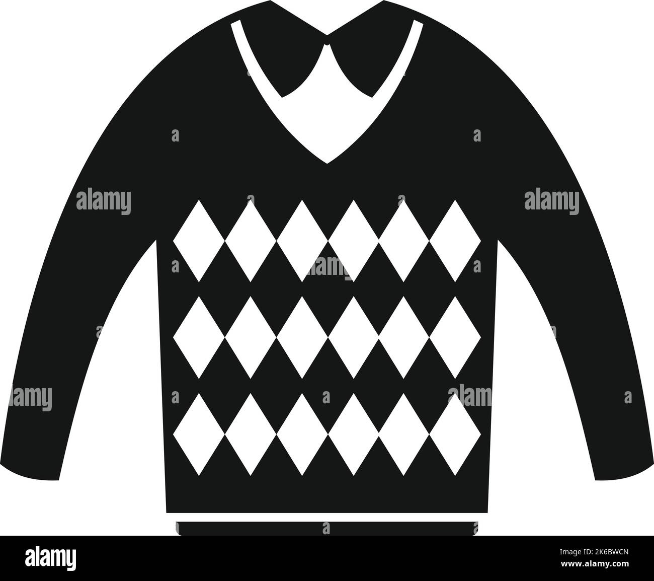 Icona moda camicia semplice vettore. Tuta per studenti. Divisa ragazzo Illustrazione Vettoriale