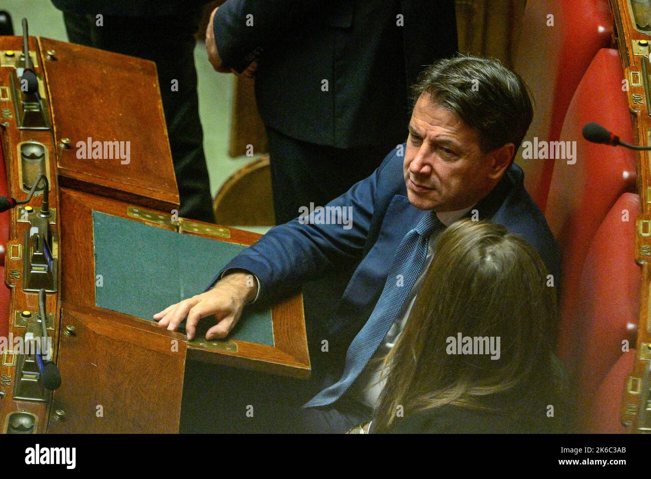 Roma, Italia. 13th Ott 2022. Antonio Conte durante la sessione inaugurale del Parlamento italiano alla Camera dei deputati del 13 ottobre 2022 a Roma. Credit: Independent Photo Agency/Alamy Live News Foto Stock