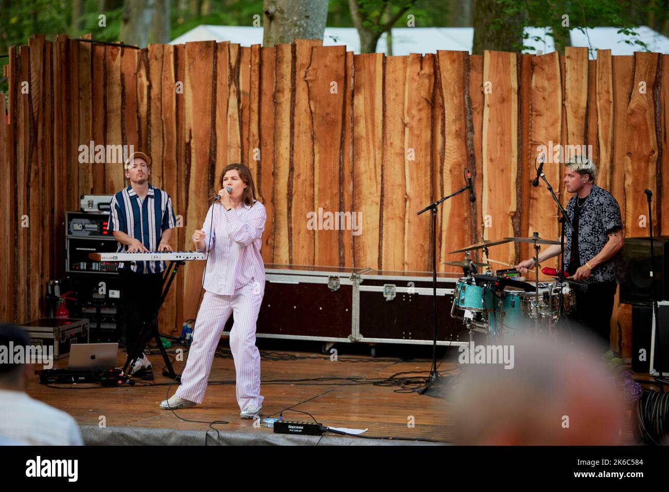 cantante danese al nibe Foto Stock