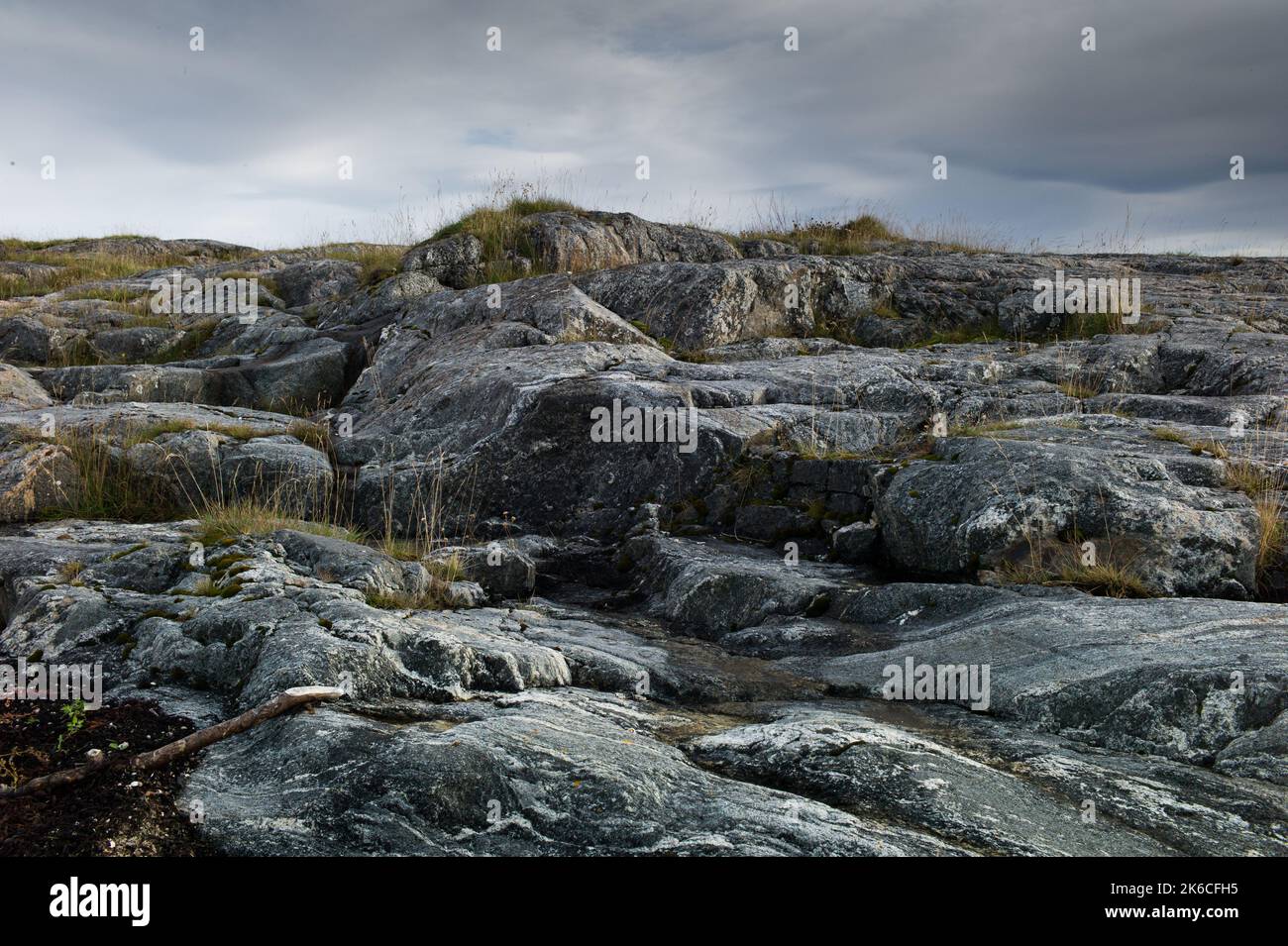 Scene di Jøa, un'isola nel comune di Namsos, Norvegia Foto Stock