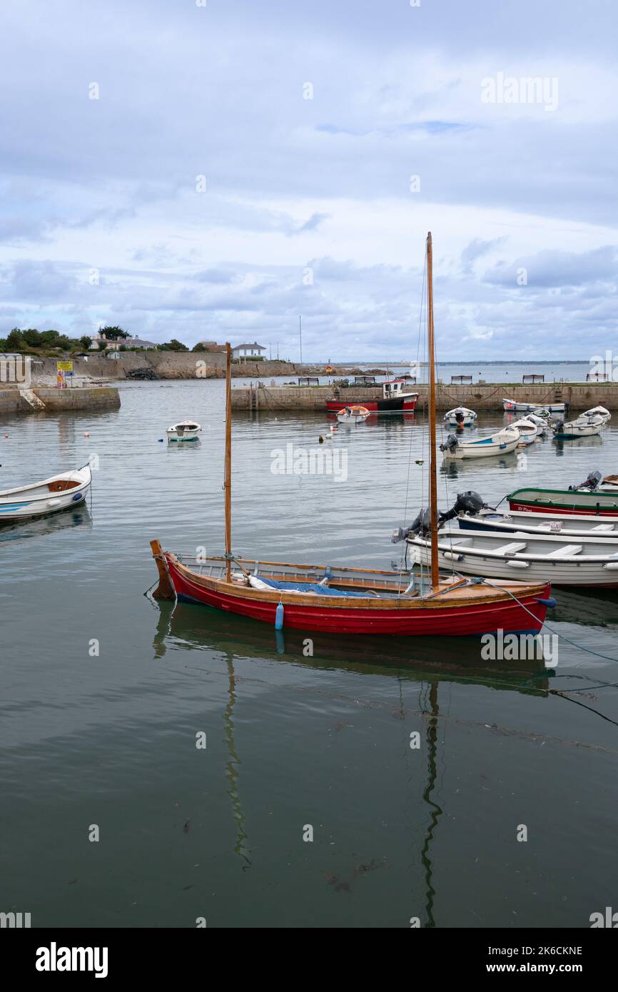 Bulloch Harbour Dalkey vicino Dublino Irlanda Foto Stock