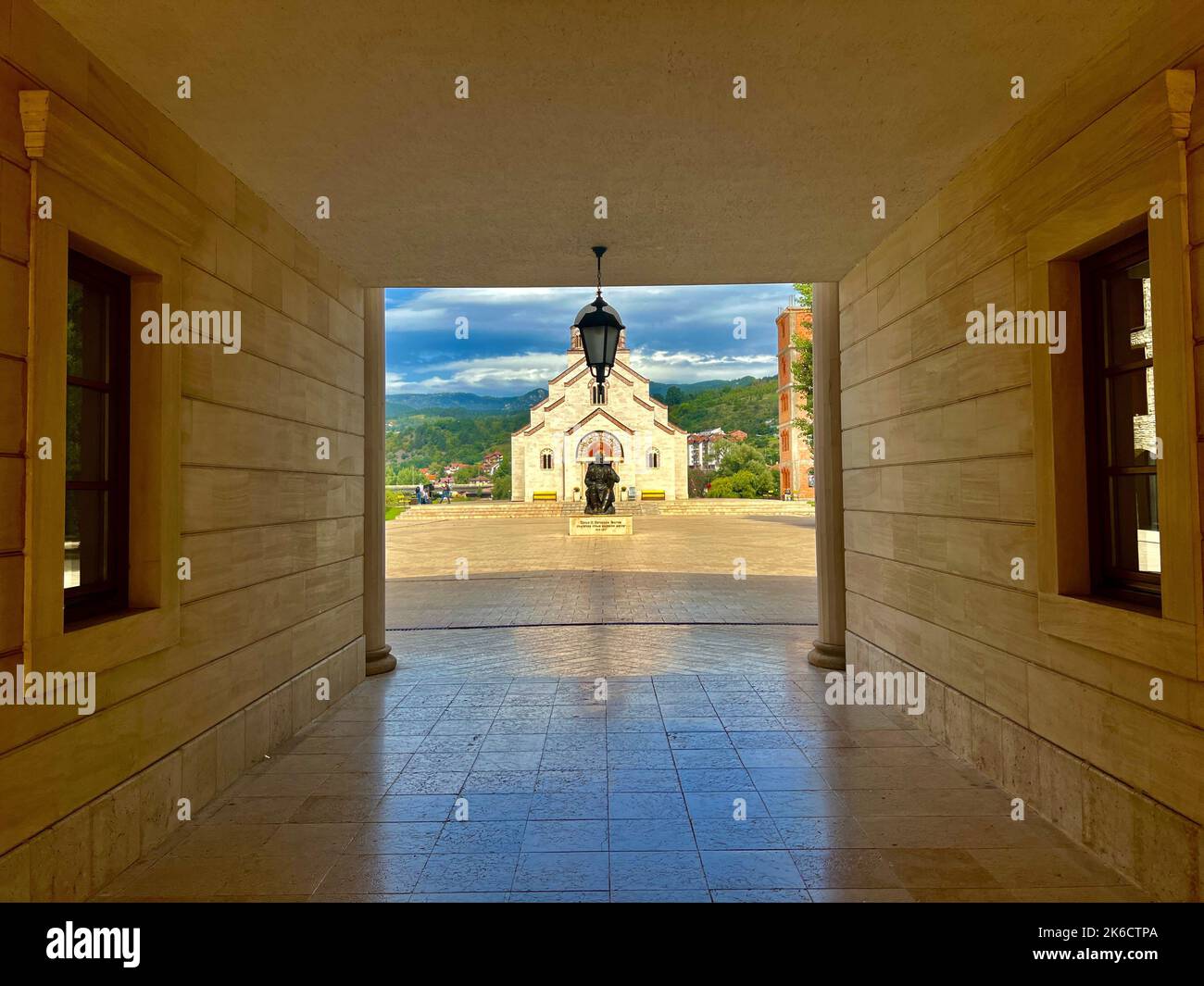 Chiesa di Saint Lazar in Andricgrad, Visegrad, Republika Srpska, Bosnia e Hercegovi Foto Stock