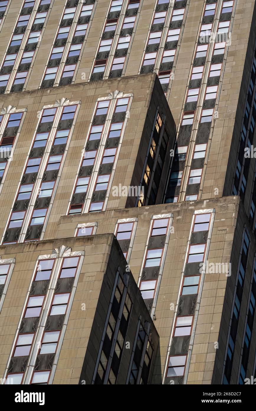 Empire State Building, Manhattan, New York, Stati Uniti d'America Foto Stock