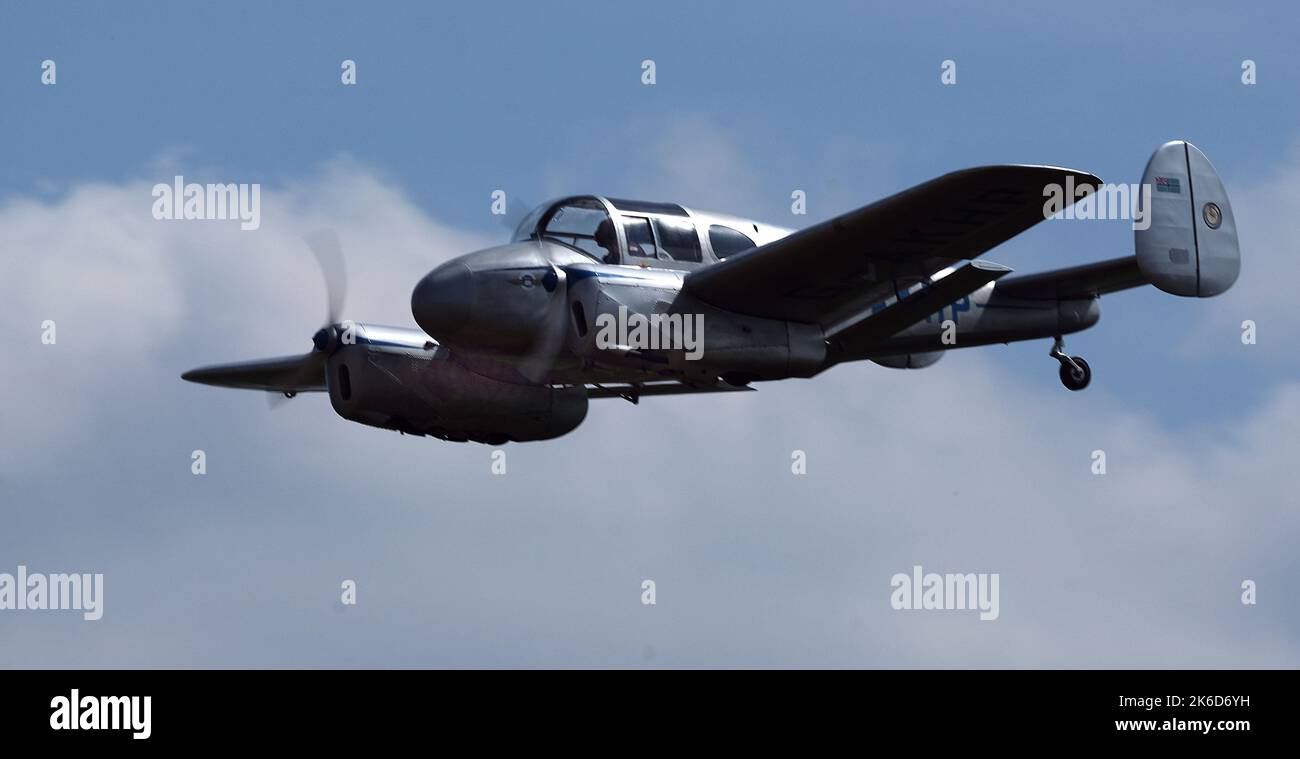 Miles Gemini, velivolo da trasporto leggero all'East Kirkby Air Show. Lincolnshire, 2022. Foto Stock