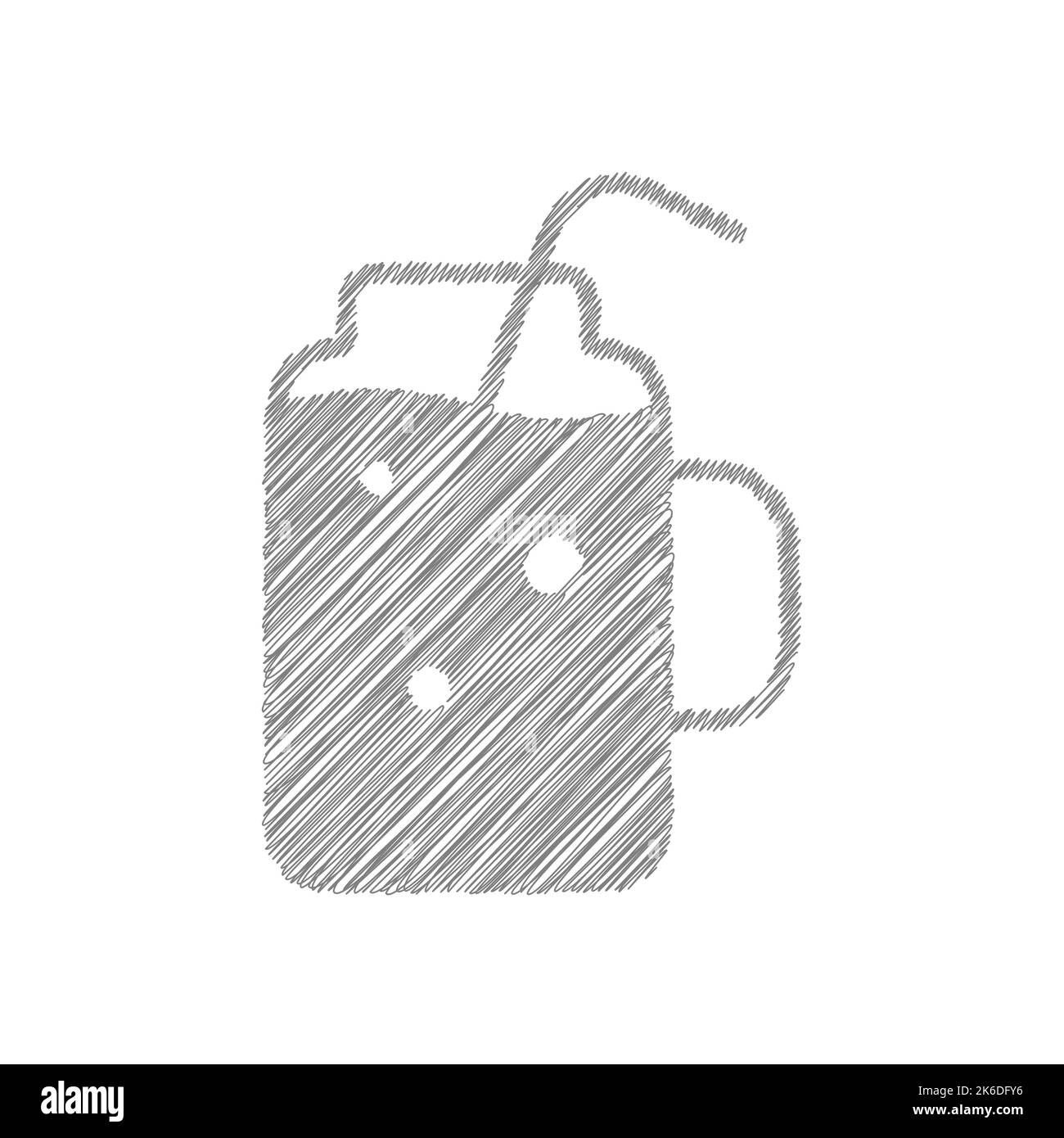 Vettore di schizzo grigio sfumato icon2. Simbolo di dieta disintossicante e stile di vita sano Illustrazione Vettoriale