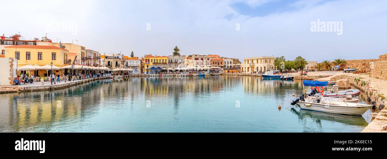 Città storica di Rethymnon, Creta, Grecia Foto Stock
