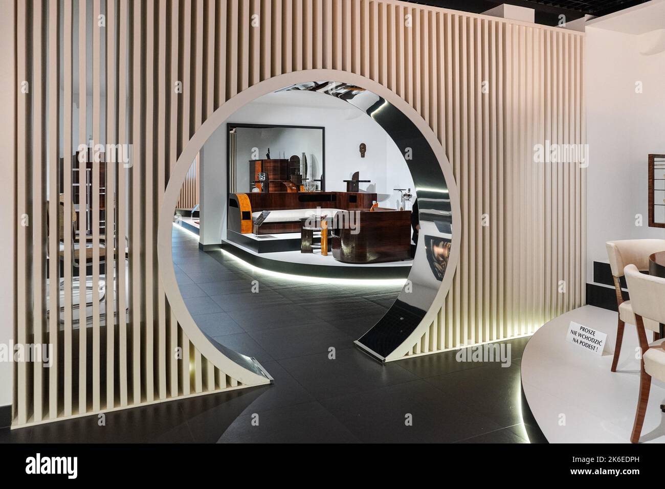 Il Museo Mazoviano, collezione Art Déco, Plock, Polonia Foto Stock