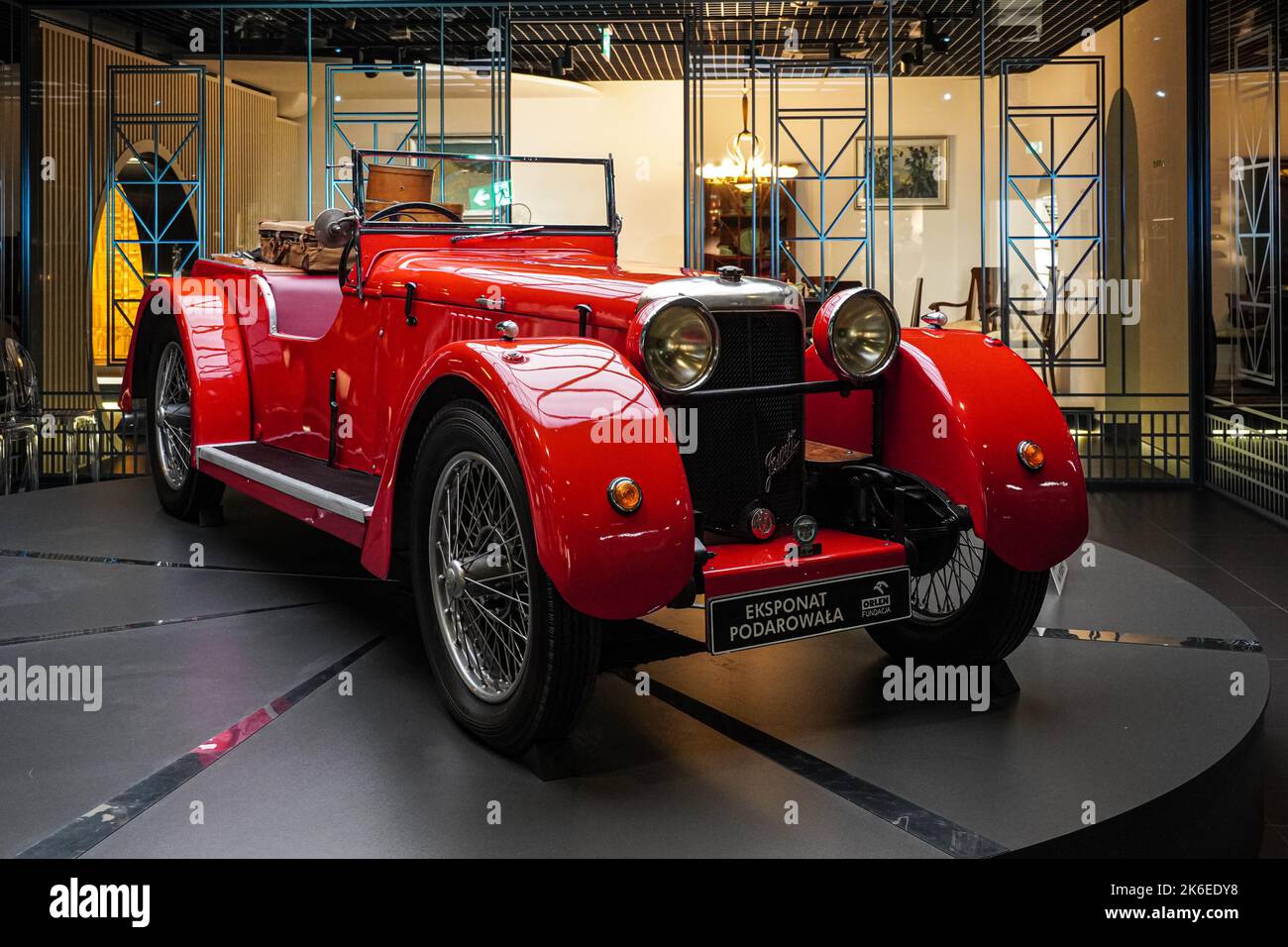 Jowett Special Roadster, auto classica 1926 nel Museo Mazoviano, collezione Art Déco, Plock, Polonia Foto Stock