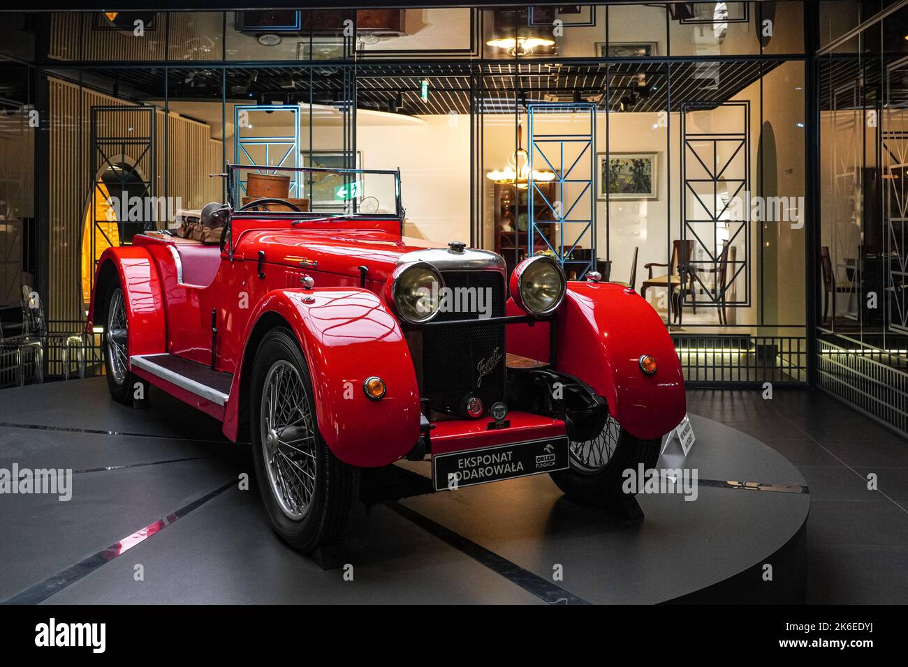 Jowett Special Roadster, auto classica 1926 nel Museo Mazoviano, collezione Art Déco, Plock, Polonia Foto Stock