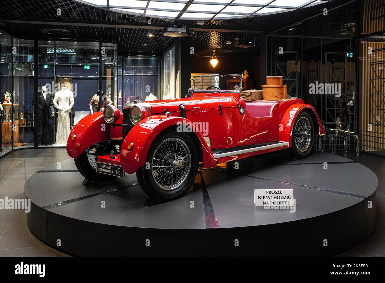 Jowett Special Roadster, auto classica 1926 nel Museo Mazoviano, collezione Art Déco, Plock, Polonia Foto Stock