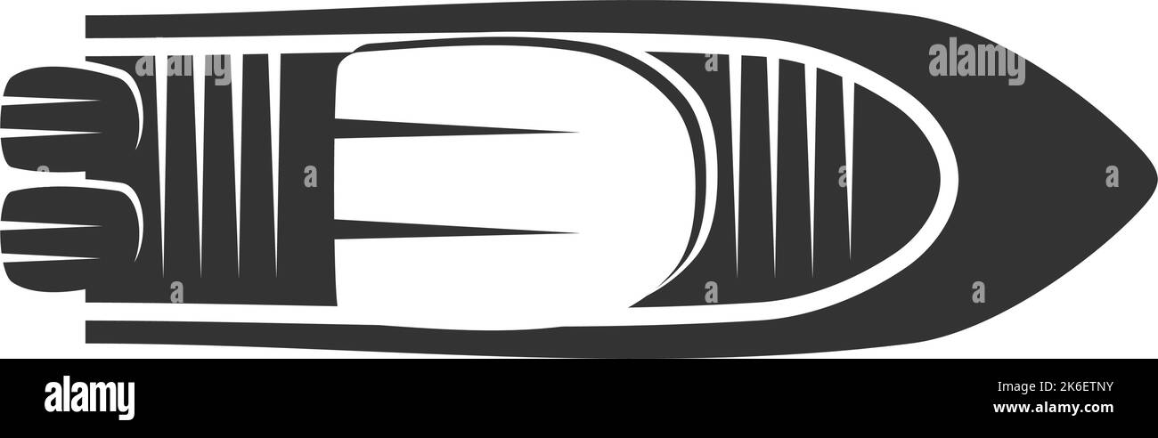 Console marina pesca barche icona logo Illustrazione Brand Identity Illustrazione Vettoriale