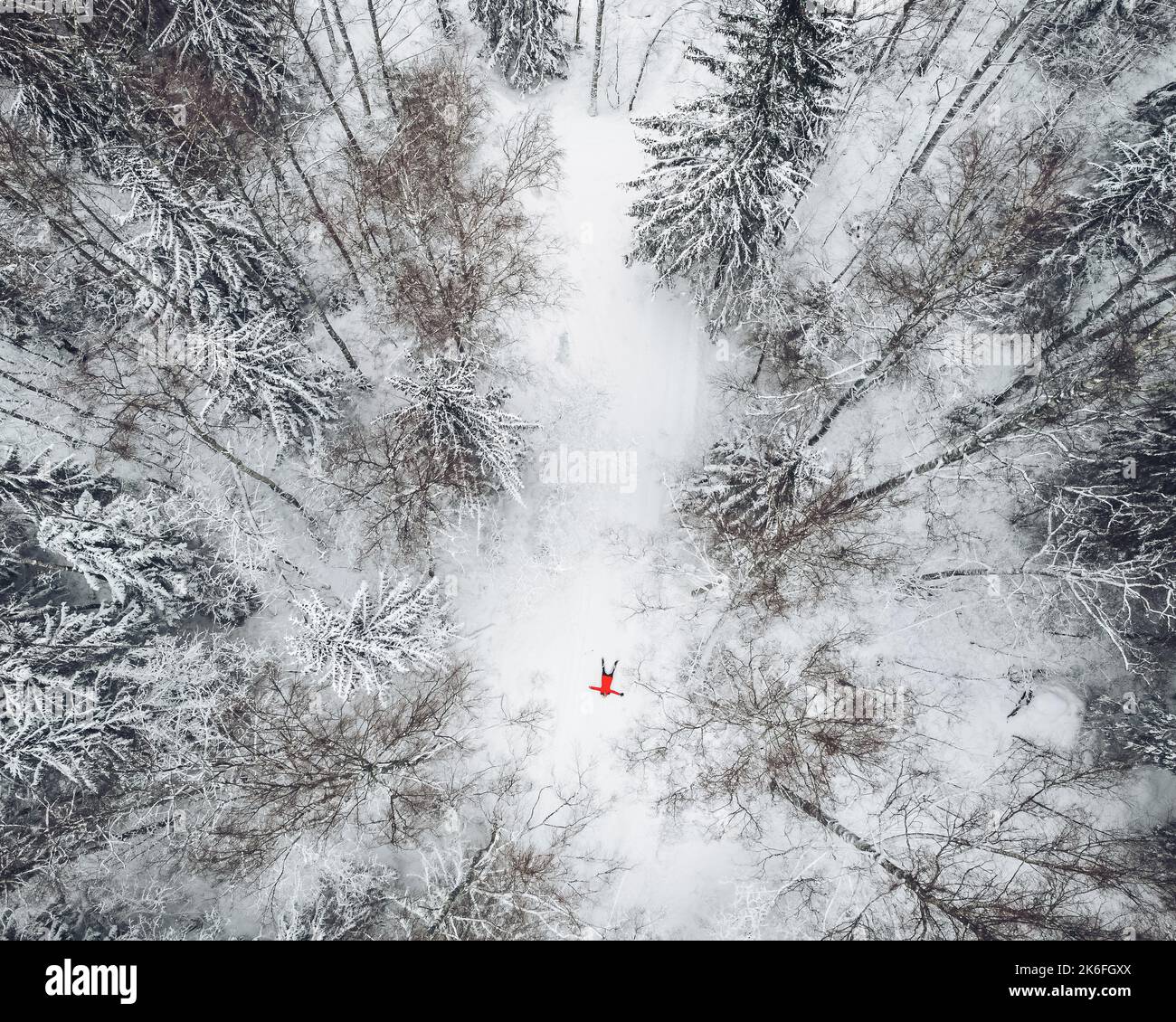 Inverno a Viimsi, Estonia Foto Stock