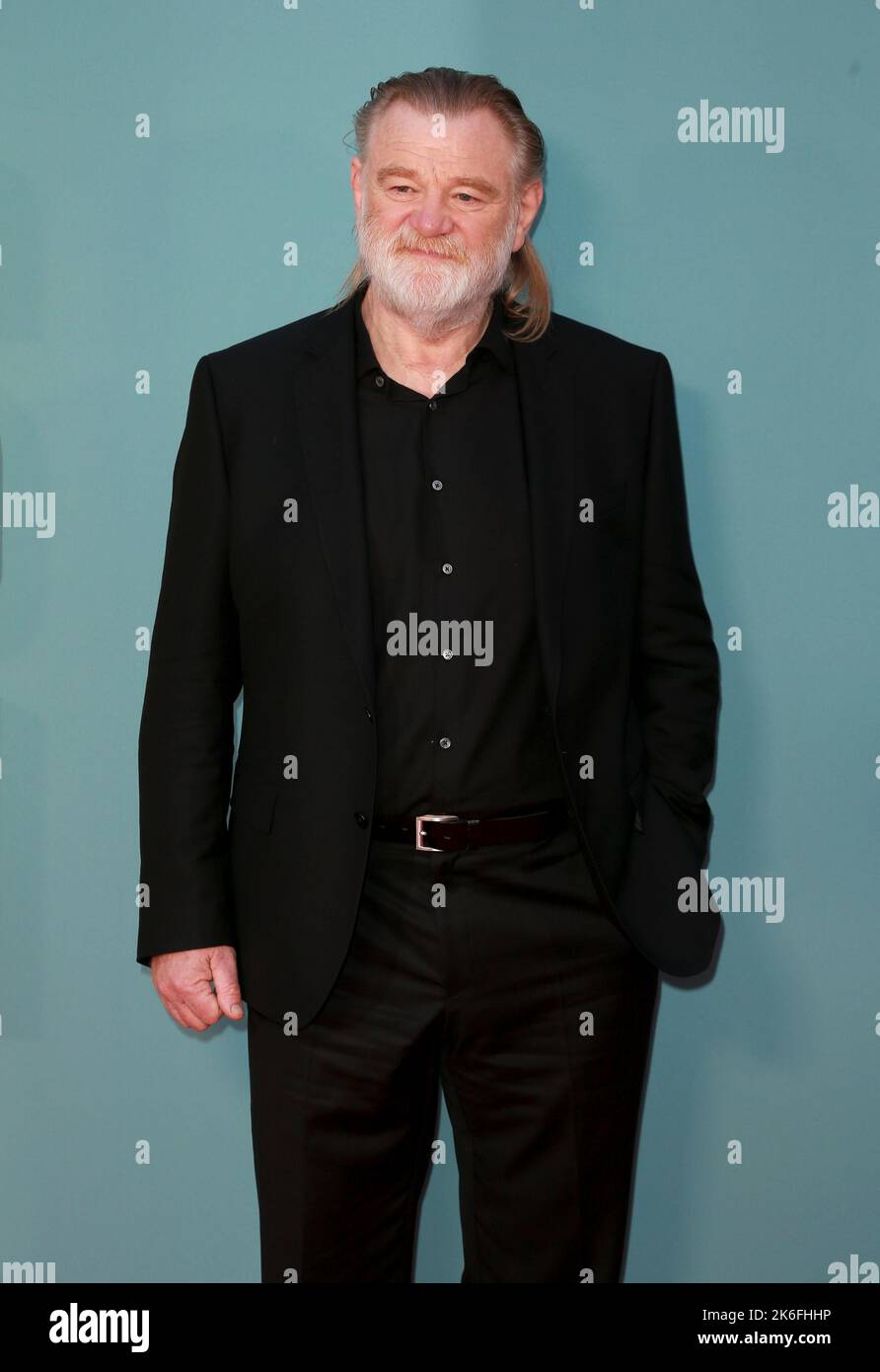 Brendan Gleeson partecipa alla Premiere britannica "The Banshees of Inisherin" il 13 ottobre 2022 alla Royal Festival Hall a Londra, Inghilterra. Foto Stock