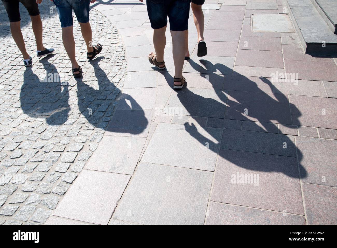 Zona pedonale a Sopot, Polonia © Wojciech Strozyk / Alamy Stock Photo Foto Stock