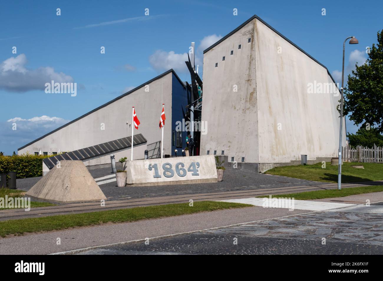 Dybbol Danimarca, 10 2022 luglio, Schleswig Holstein museo della guerra danese tedesca nel 1864. Foto Stock