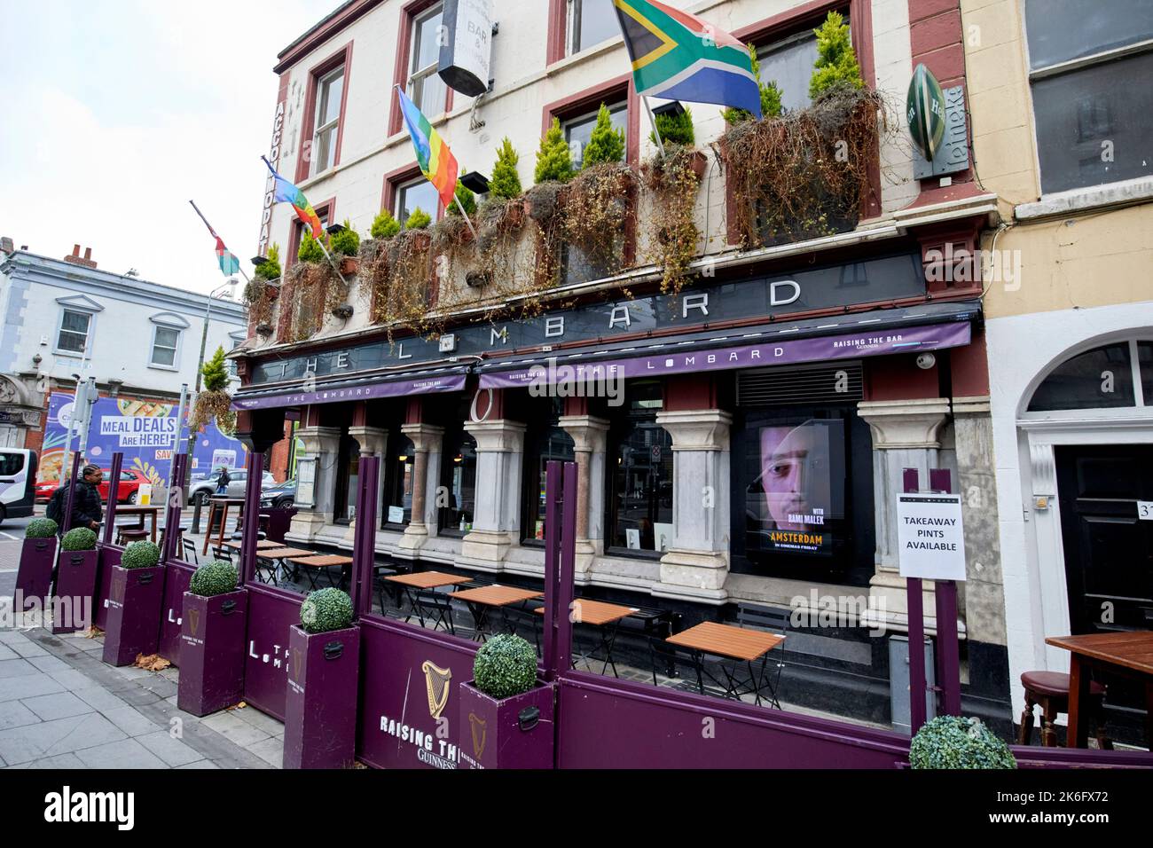 la residenza lombarda e pub dublino repubblica d'irlanda Foto Stock
