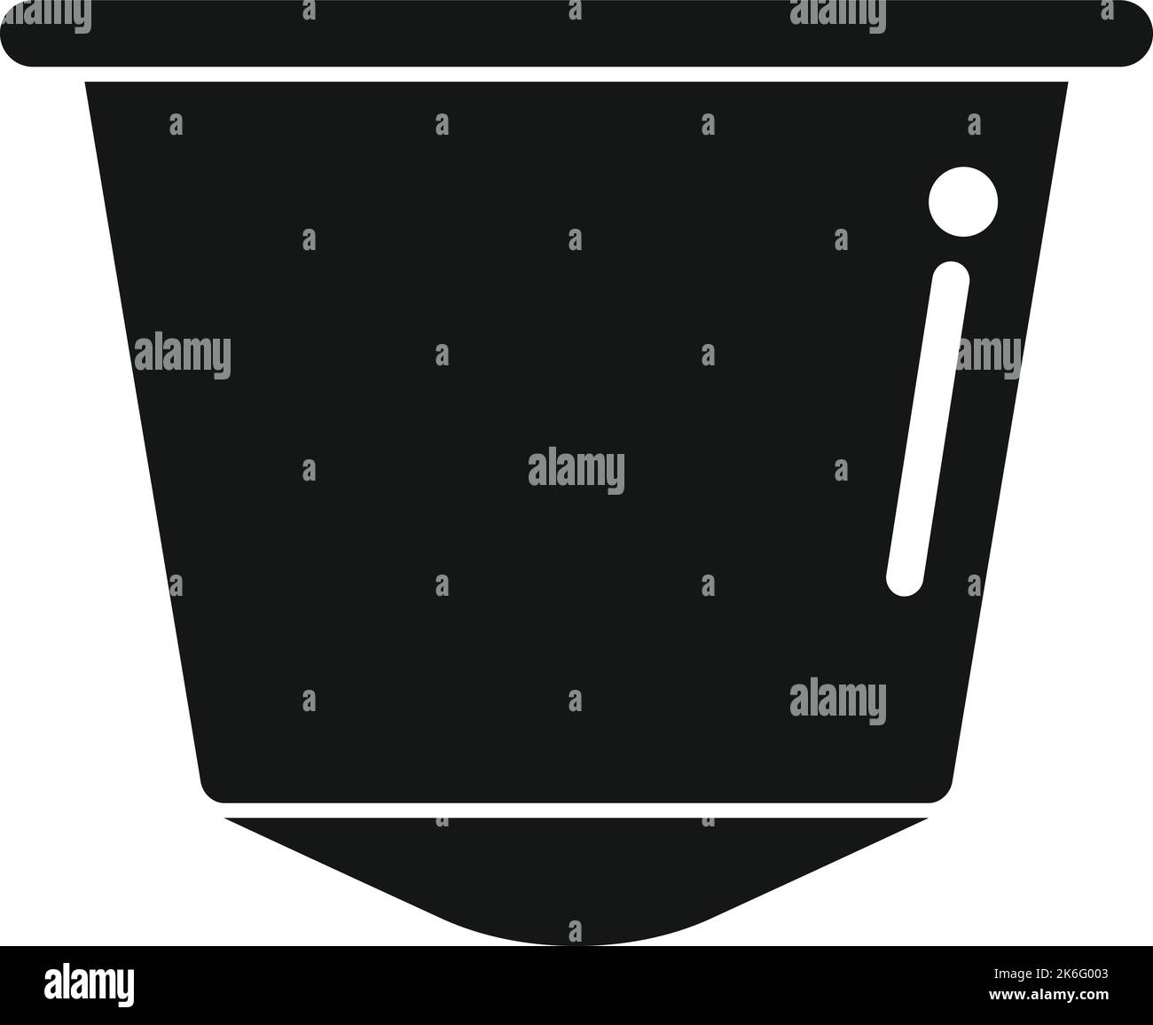 Capsula di caffè icona semplice vettore. Caffè espresso. Cialde Illustrazione Vettoriale