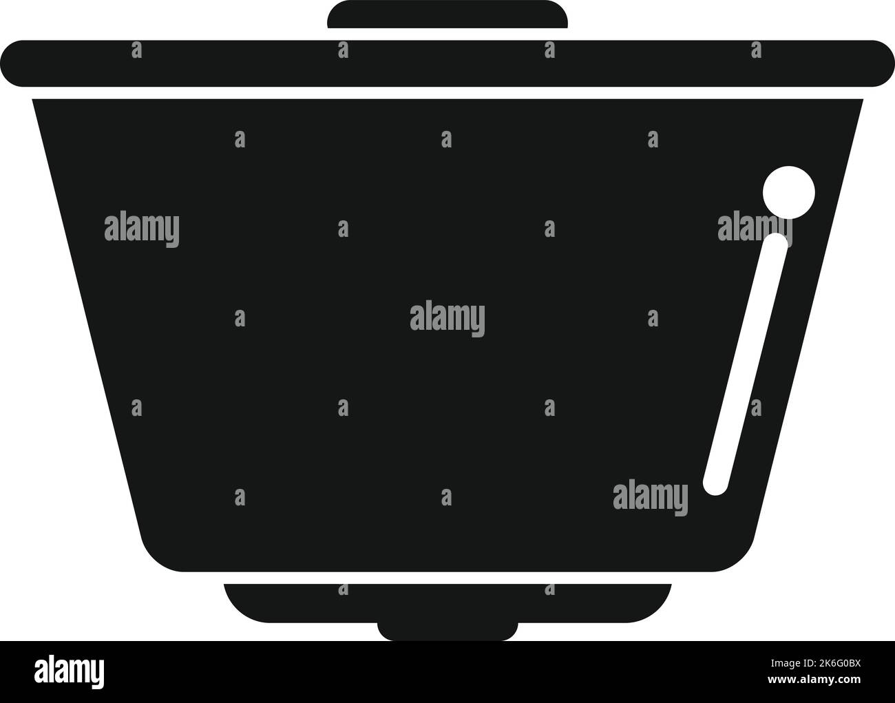 Icona capsula vettore semplice. Caffè espresso. Cialde Illustrazione Vettoriale