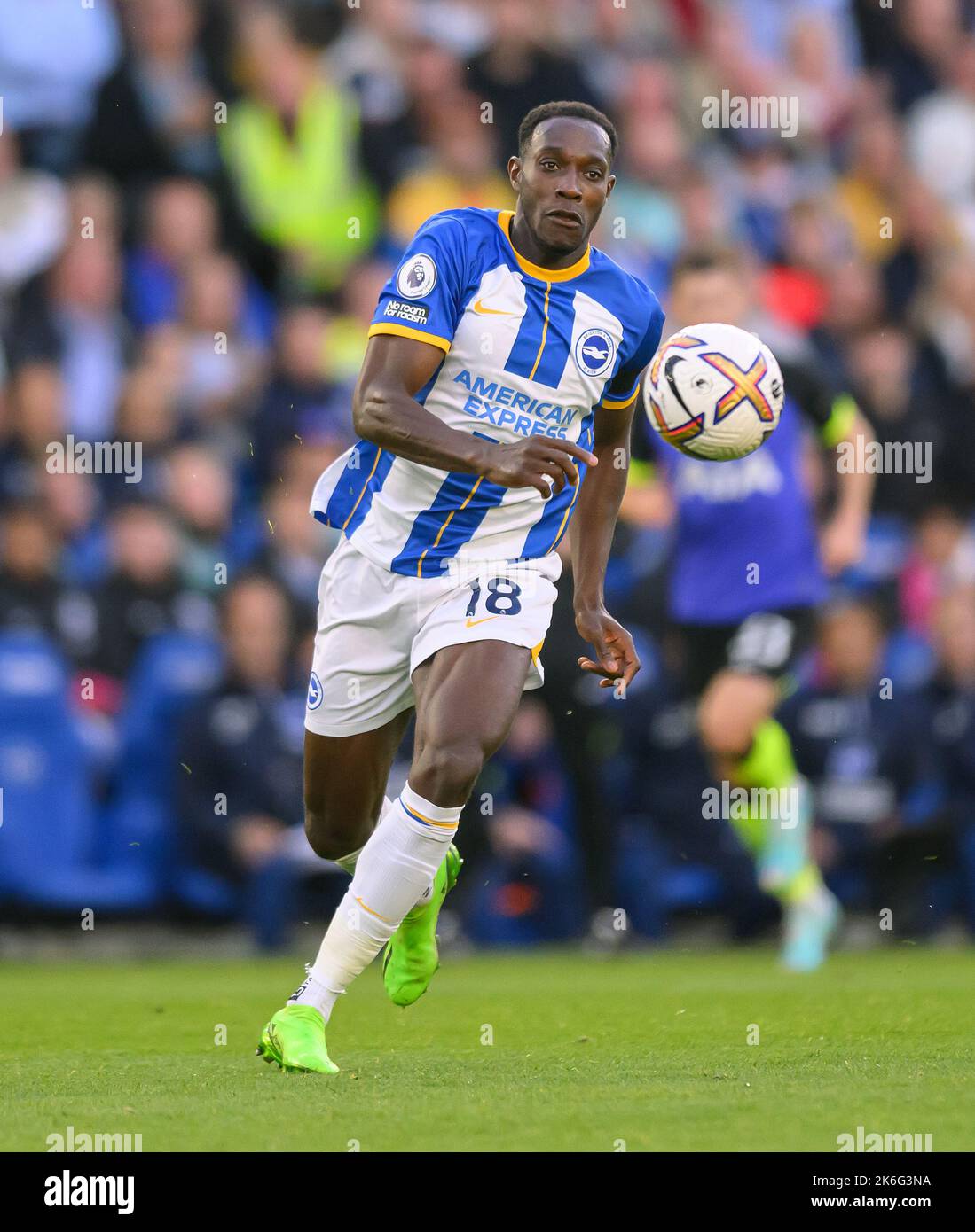 08 ottobre 2022 - Brighton and Hove Albion v Tottenham Hotspur - Premier League - Amex Stadium Danny Welbeck di Brighton durante la partita della Premier League presso l'Amex Stadium. Foto : Mark Pain / Alamy Live News Foto Stock