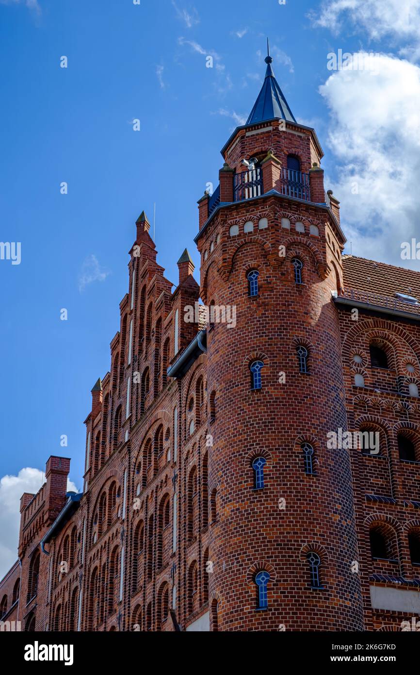 Deposito i, patrimonio dell'umanità dell'UNESCO, porto della città anseatica di Stralsund, Meclemburgo-Pomerania occidentale, Germania. Foto Stock Deposito i, patrimonio dell'umanità dell'UNESCO, porto della città anseatica di Stralsund, Meclemburgo-Pomerania occidentale, Germania. Foto Stock