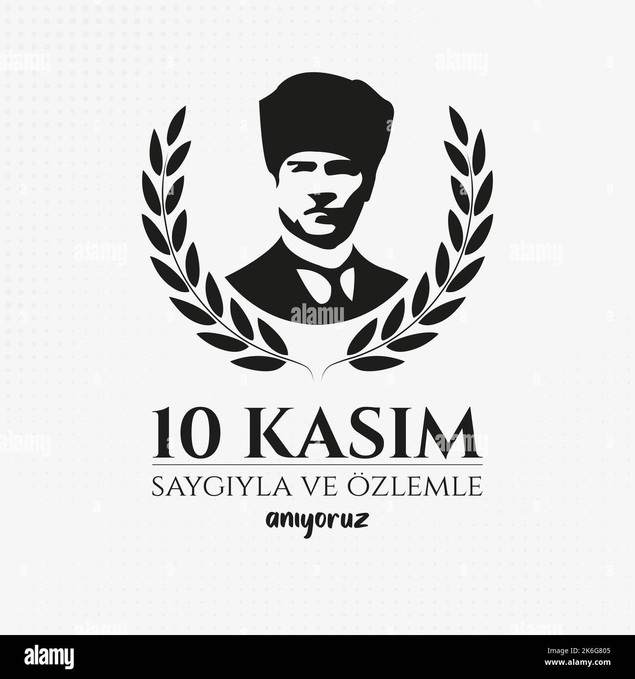 10 novembre, giorno commemorativo di Ataturk. Mustafa Kemal Ataturk anniversario della morte. Turco; 10 Kasim Mustafa Kemal Atatürk ü saygıyla anıyoruz. Vettore Illustrazione Vettoriale 10 novembre, giorno commemorativo di Ataturk. Mustafa Kemal Ataturk anniversario della morte. Turco; 10 Kasim Mustafa Kemal Atatürk ü saygıyla anıyoruz. Vettore Illustrazione Vettoriale