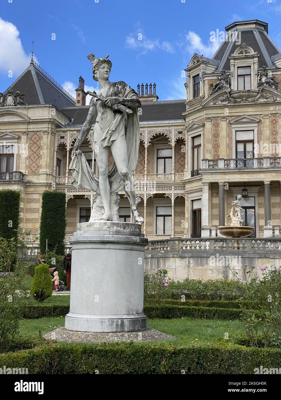 Hermes Villa nel bosco di Vienna Foto Stock