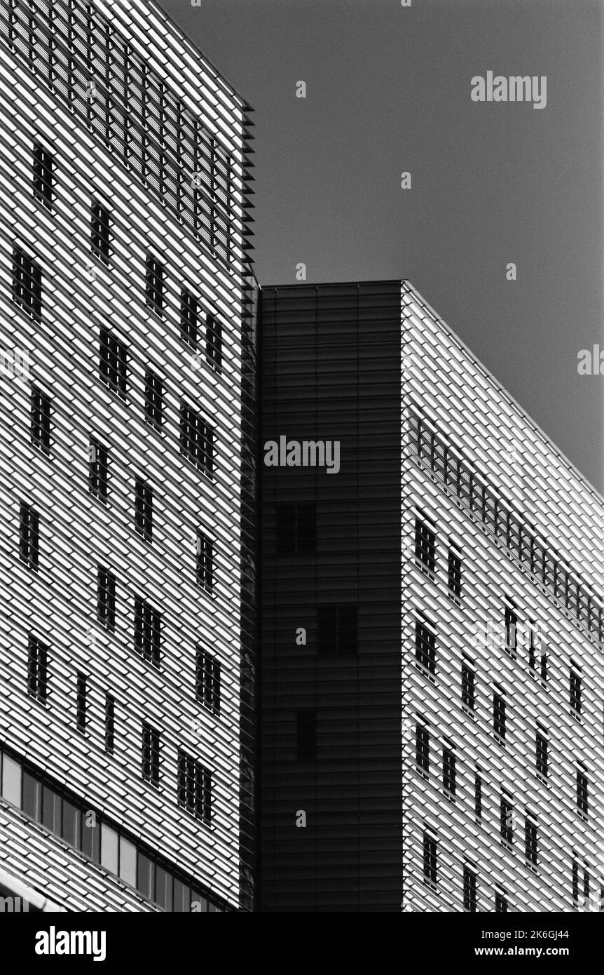 Dettaglio esterno del nuovo Royal London Hospital, East London, Regno Unito Foto Stock