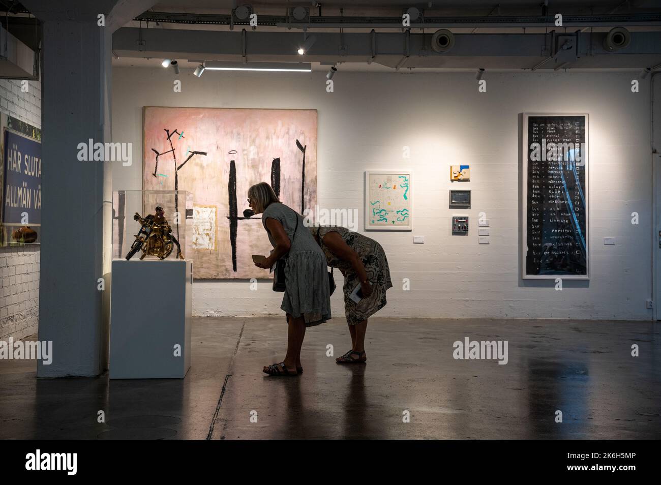 La collezione Ståhl di Norrköping è una collezione di arte contemporanea considerata una delle più belle collezioni private dei paesi nordici. Foto Stock