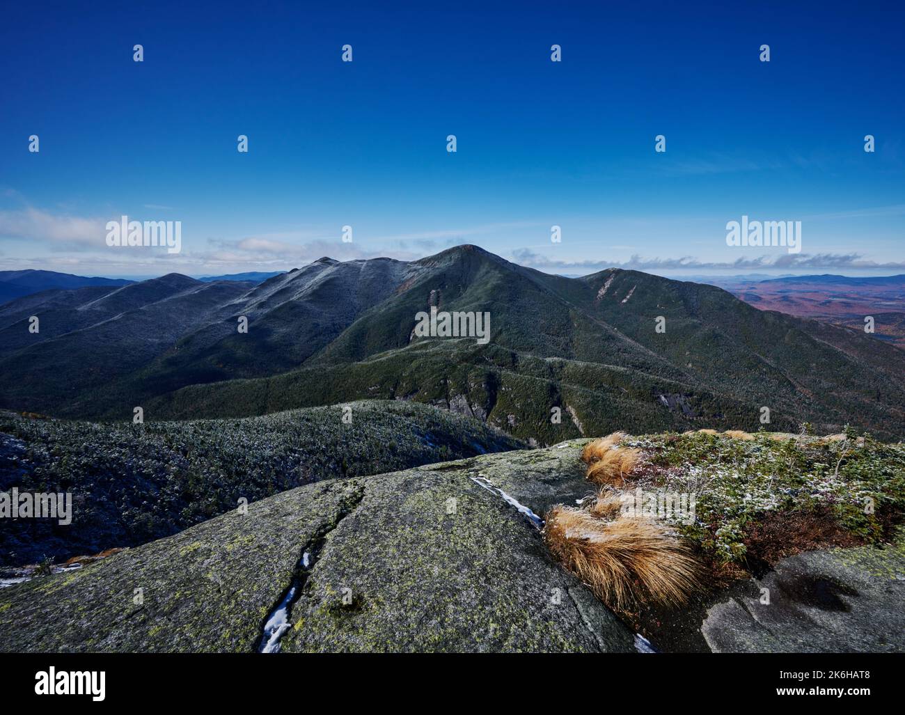 Vista da Colden Mountain, Adirondack Mountains, New York state Foto Stock