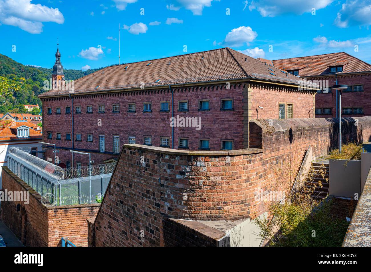 Prigione (Fauler Pelz) nel centro storico di Heidelberg. Baden Wuerttemberg, Germania, Europa Foto Stock