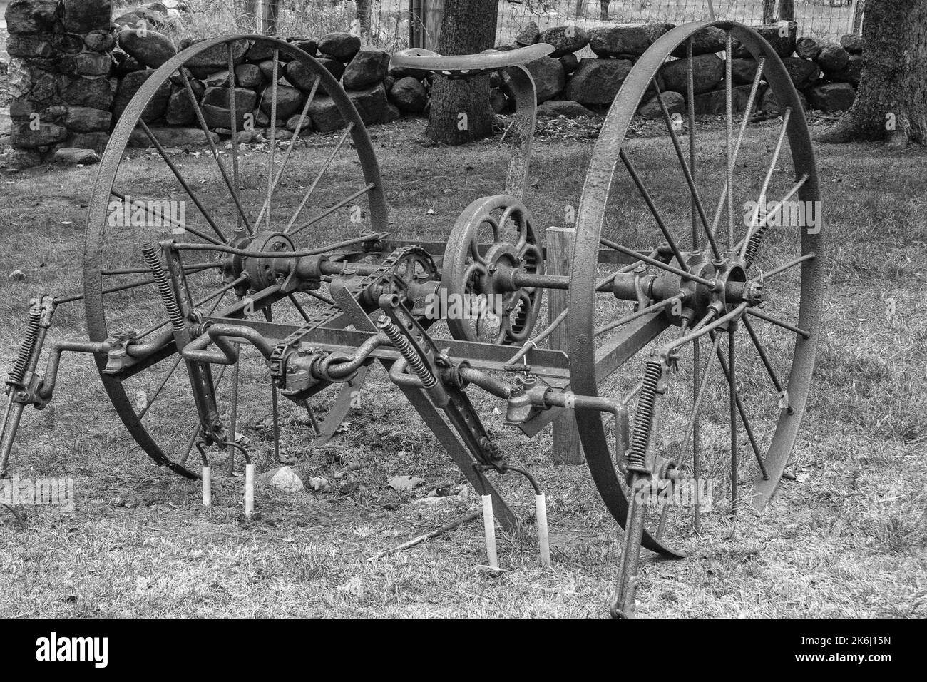 Le fattorie locali sono molto scenografiche in questo periodo dell'anno. Foto Stock