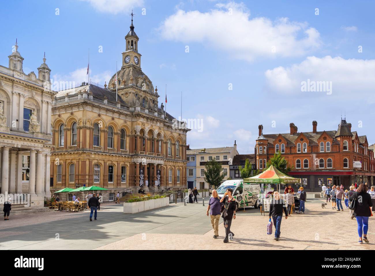 Municipio di Ipswich The Cornhill Ipswich Suffolk Inghilterra Regno Unito GB Europa Foto Stock