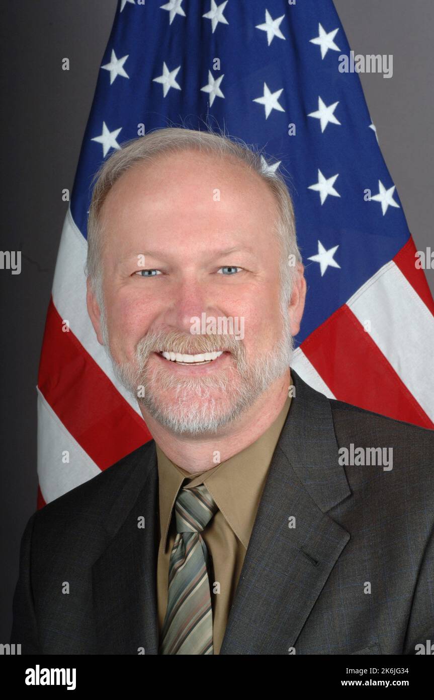 Ritratto ufficiale di Robert Loftis, Senior Advisor for Security negoziare e accordi, Bureau of Political Military Affairs Foto Stock