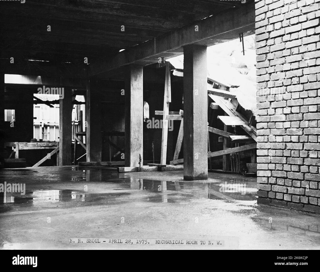 Seoul - Embassy Mission Residence - 1975, fotografie degli Stati Uniti relative a ambasciate, consolati e altri edifici d'oltremare Foto Stock