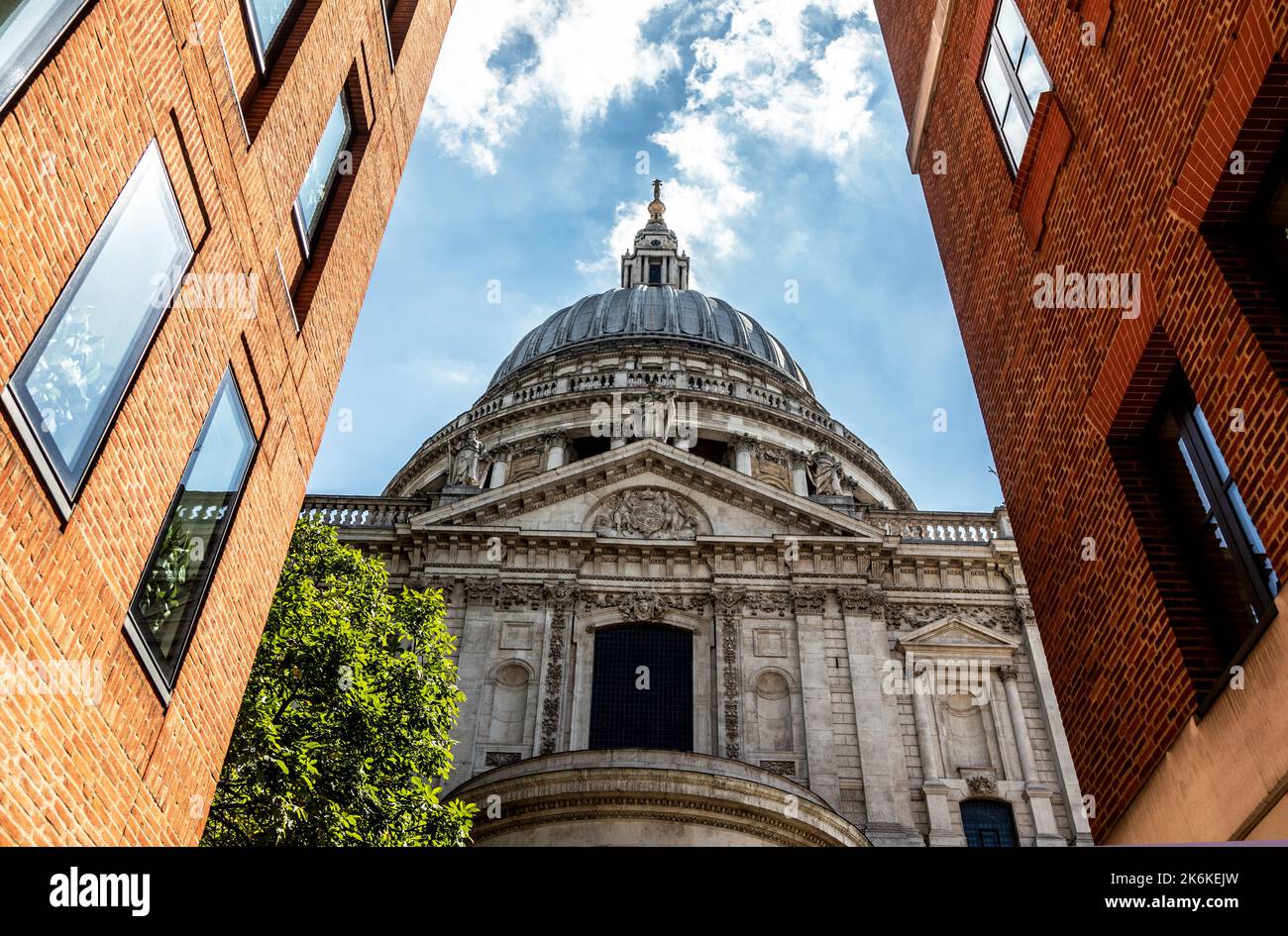 St Pauls Cathedral di Canon Aly Londra UK Foto Stock