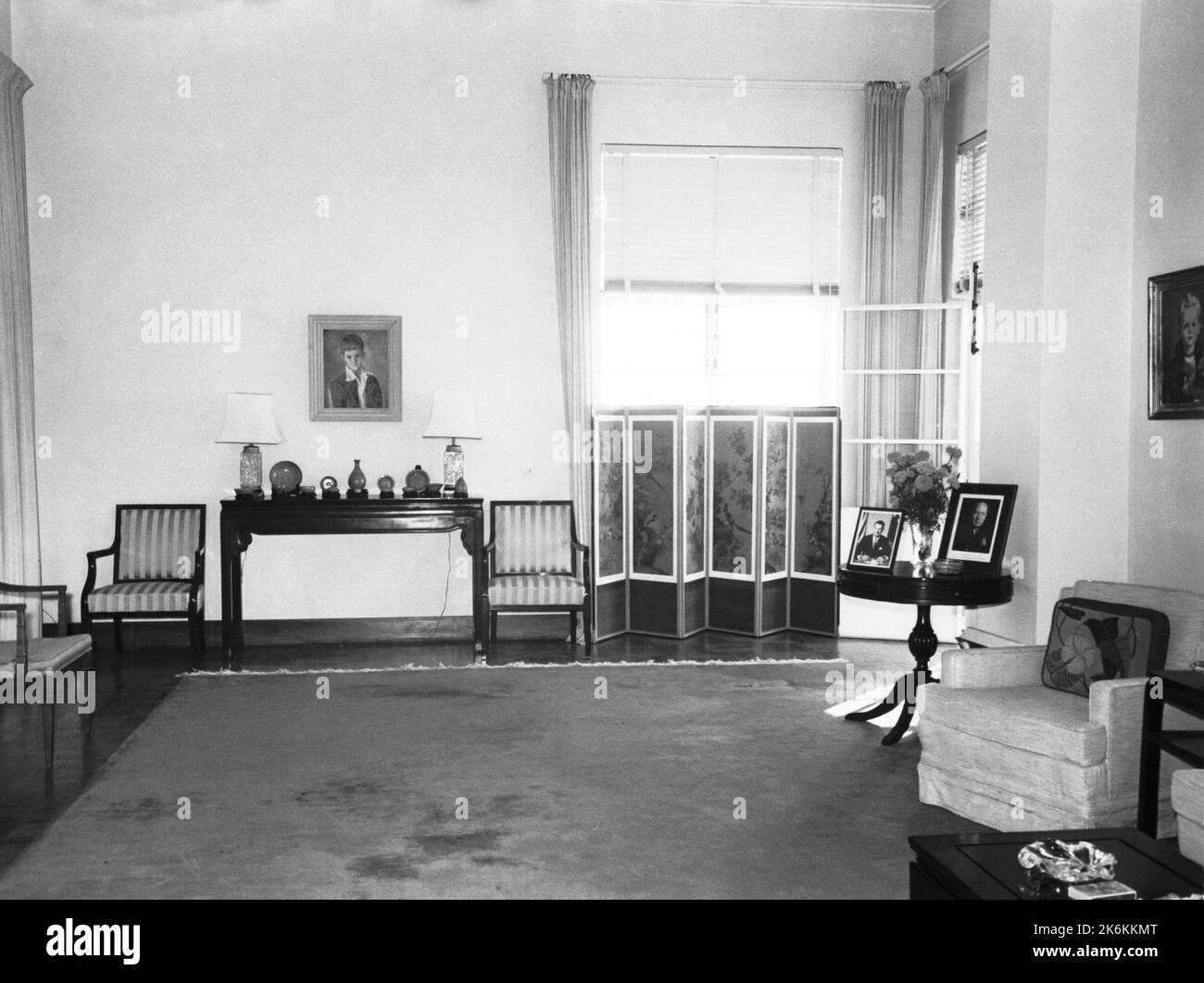 Hong Kong - funzionario principale/Console residenza generale - 1963, fotografie degli Stati Uniti relative alle ambasciate, ai consolati e ad altri edifici d'oltremare Foto Stock